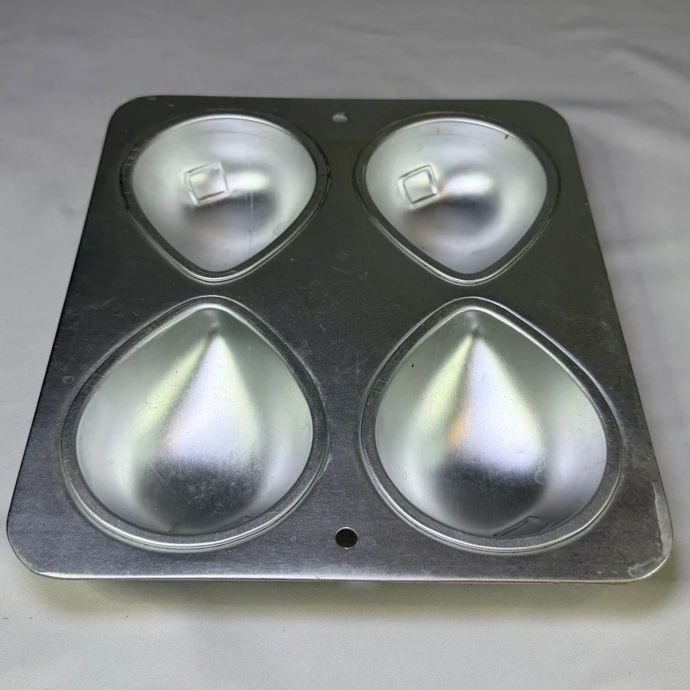 Wilton 1-2-3 Little Balloons Mini Cake Pan 4 Cavity Aluminum Vintage‎ 1992